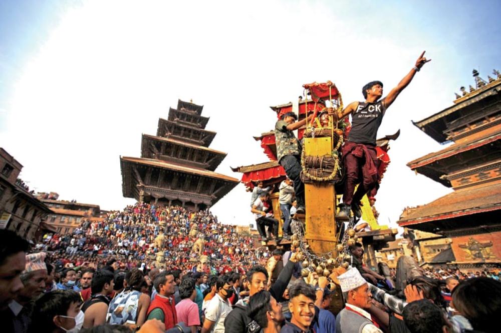 भक्तपुरमा मनाइने प्रसिद्ध बिस्केट जात्रा आजदेखि सुरु 